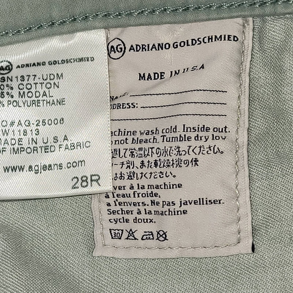 AG Adriano Goldschmied The Stevie Ankle Pant Jean Women 28R Mid Rise - Picture 7 of 14